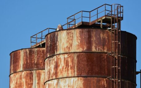 corroded tanks