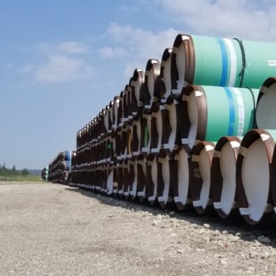 Coated and lined pipeline