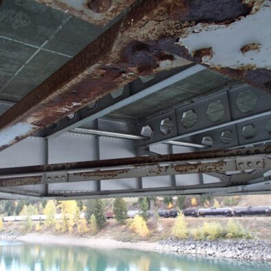 Rusted bridge